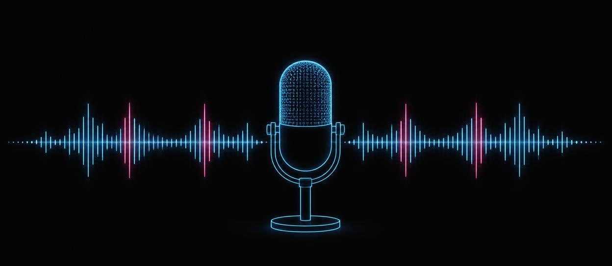 Microphone and audio waveform
